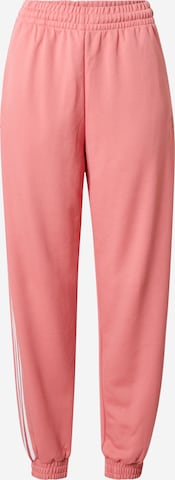 Effilé Pantalon ADIDAS ORIGINALS en rose : devant