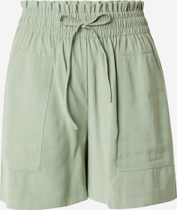 Regular Pantalon 'CARISA' VERO MODA en vert : devant