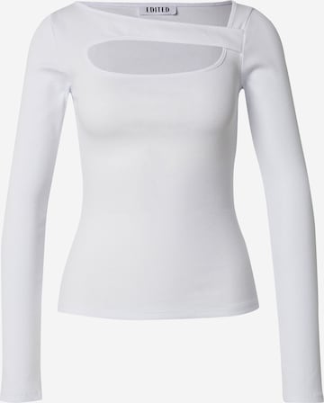 T-shirt 'Idalina' EDITED en blanc : devant