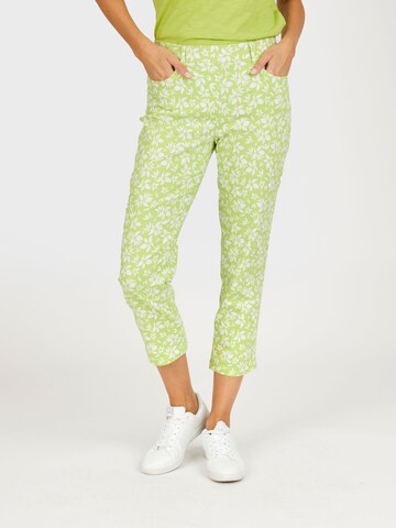 Coupe slim Pantalon Navigazione en vert : devant