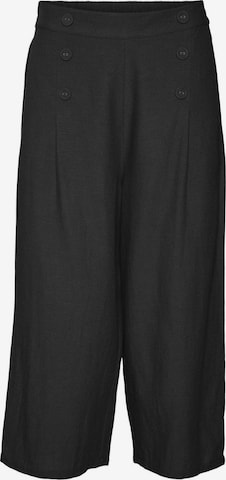 VERO MODA - regular Pantalón 'GISELLE' en negro: frente