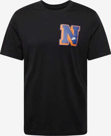 Nike Sportswear T-Shirt 'CLUB' in Schwarz: predná strana