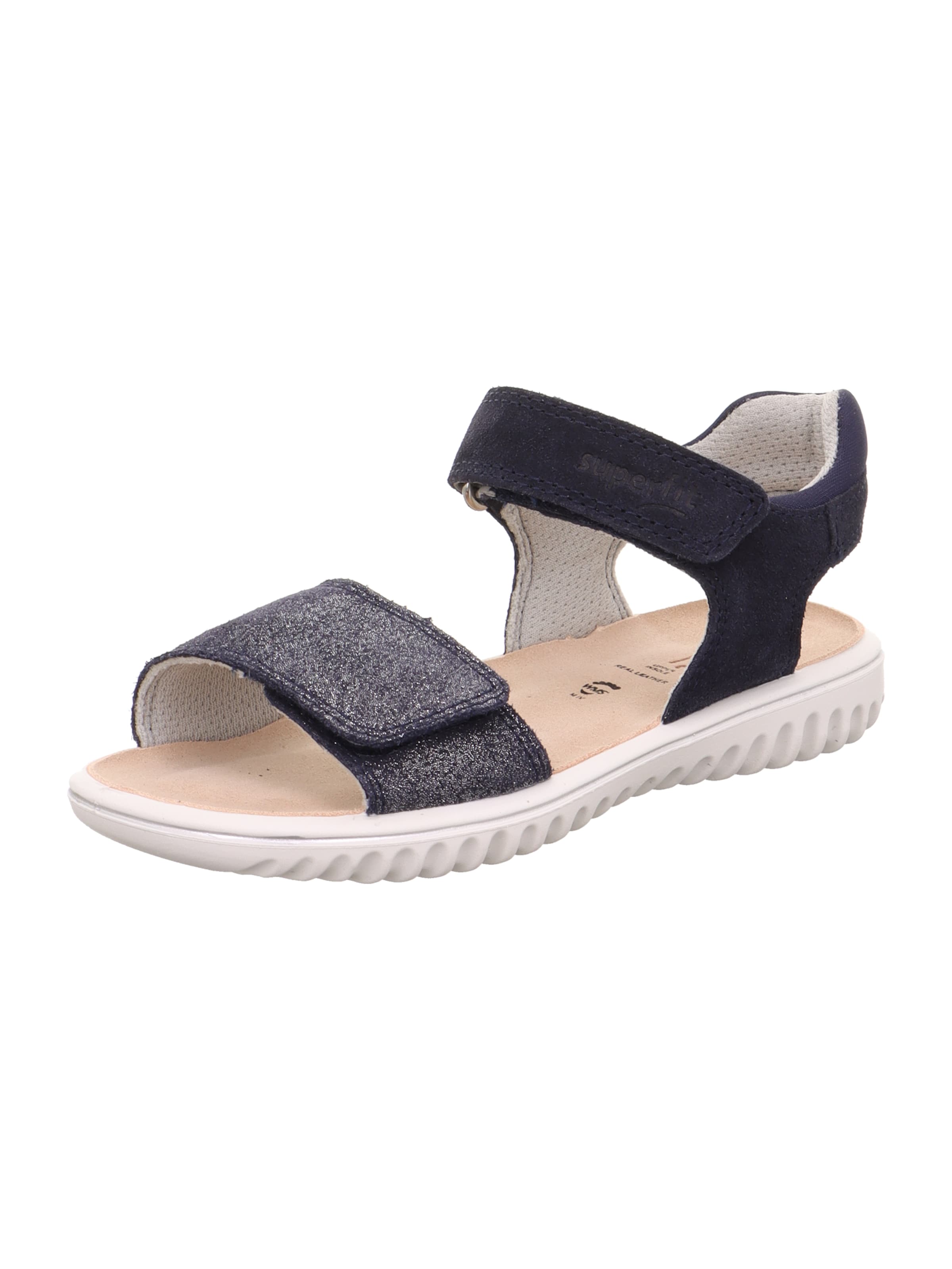 SUPERFIT Босоножки 'Sparkle' в Синий: спереди