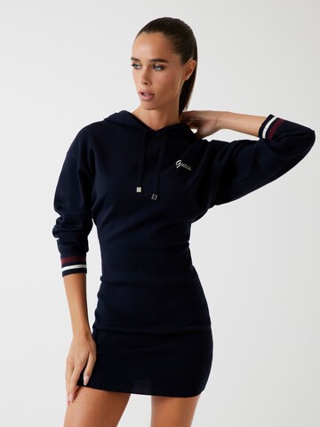 GUESS Knitted dress in Blue: front