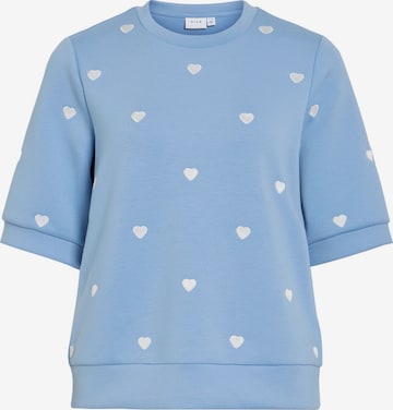 Sweat-shirt 'VISif' VILA en bleu : devant