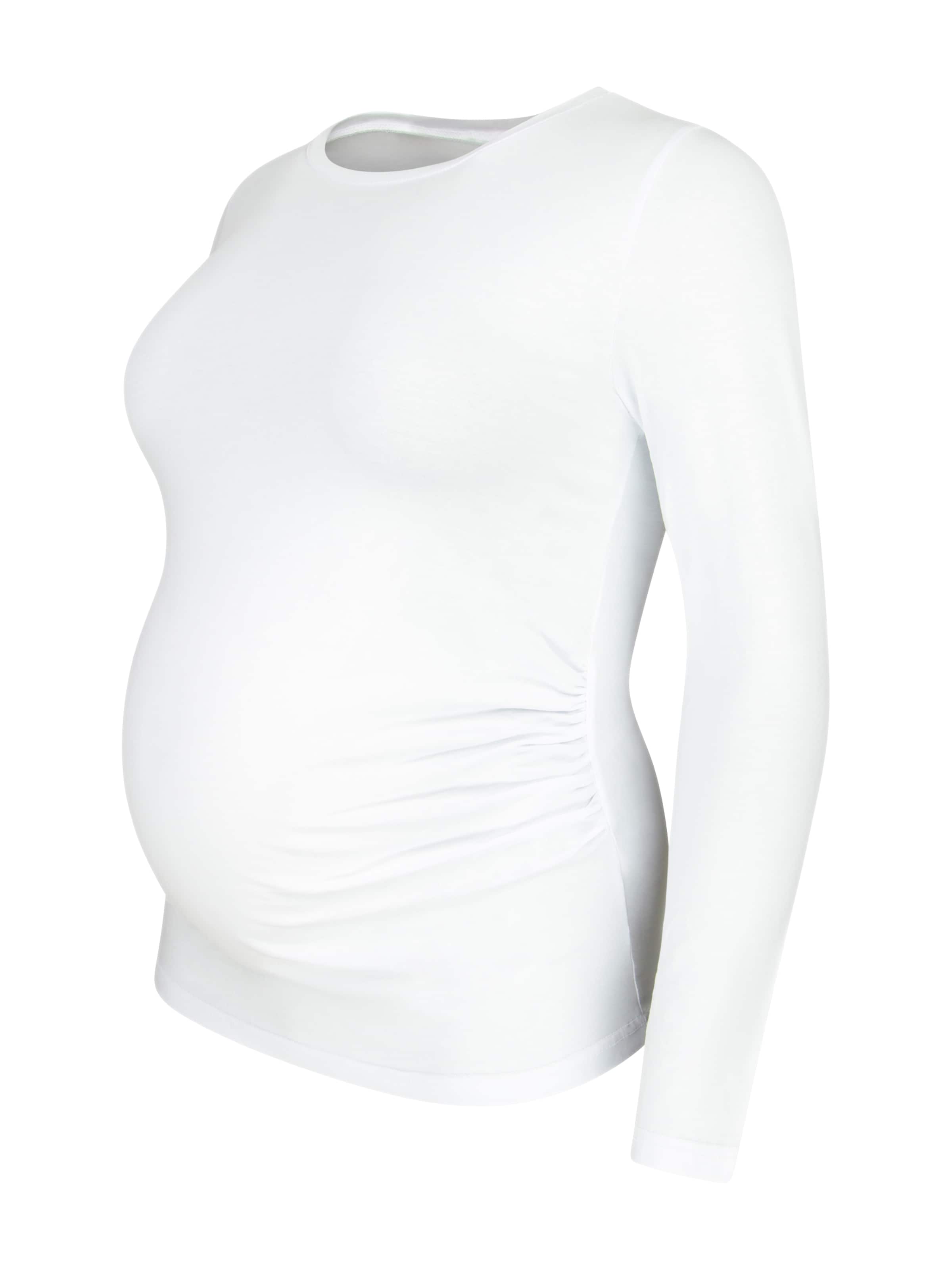 M.M.C. Shirt 'Langarm Basic Umstandsmode' in Schwarz