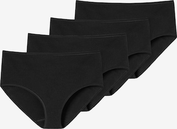 Slip di SCHIESSER in nero: frontale