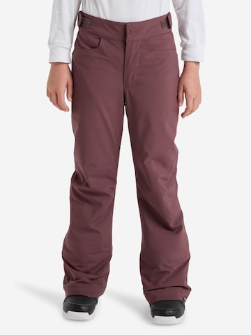 ROXY Workout Pants 'Backyard' in Purple: front