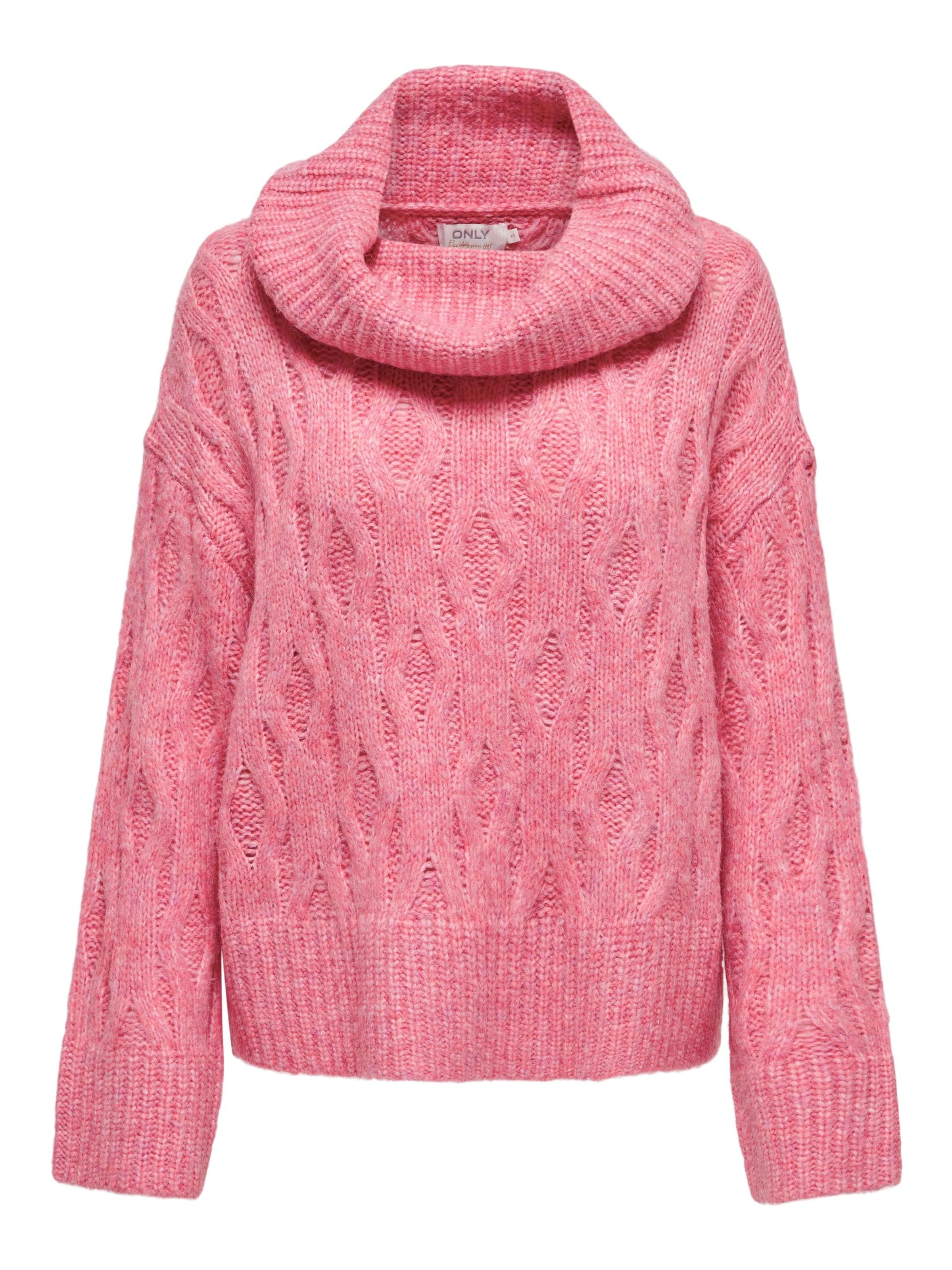 ONLY Sweater 'ONLCHUNKY' in Pink: front