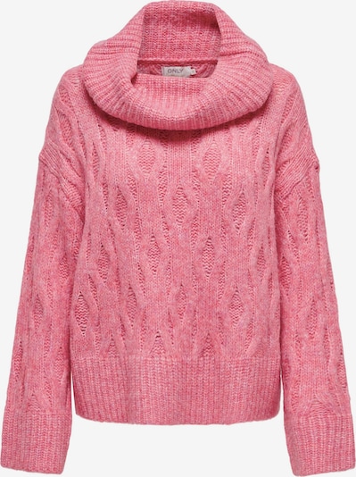 ONLY Pull-over 'CHUNKY' en rose chiné, Vue avec produit