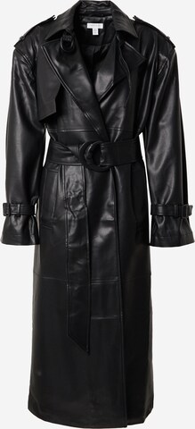 Manteau mi-saison TOPSHOP en noir : devant