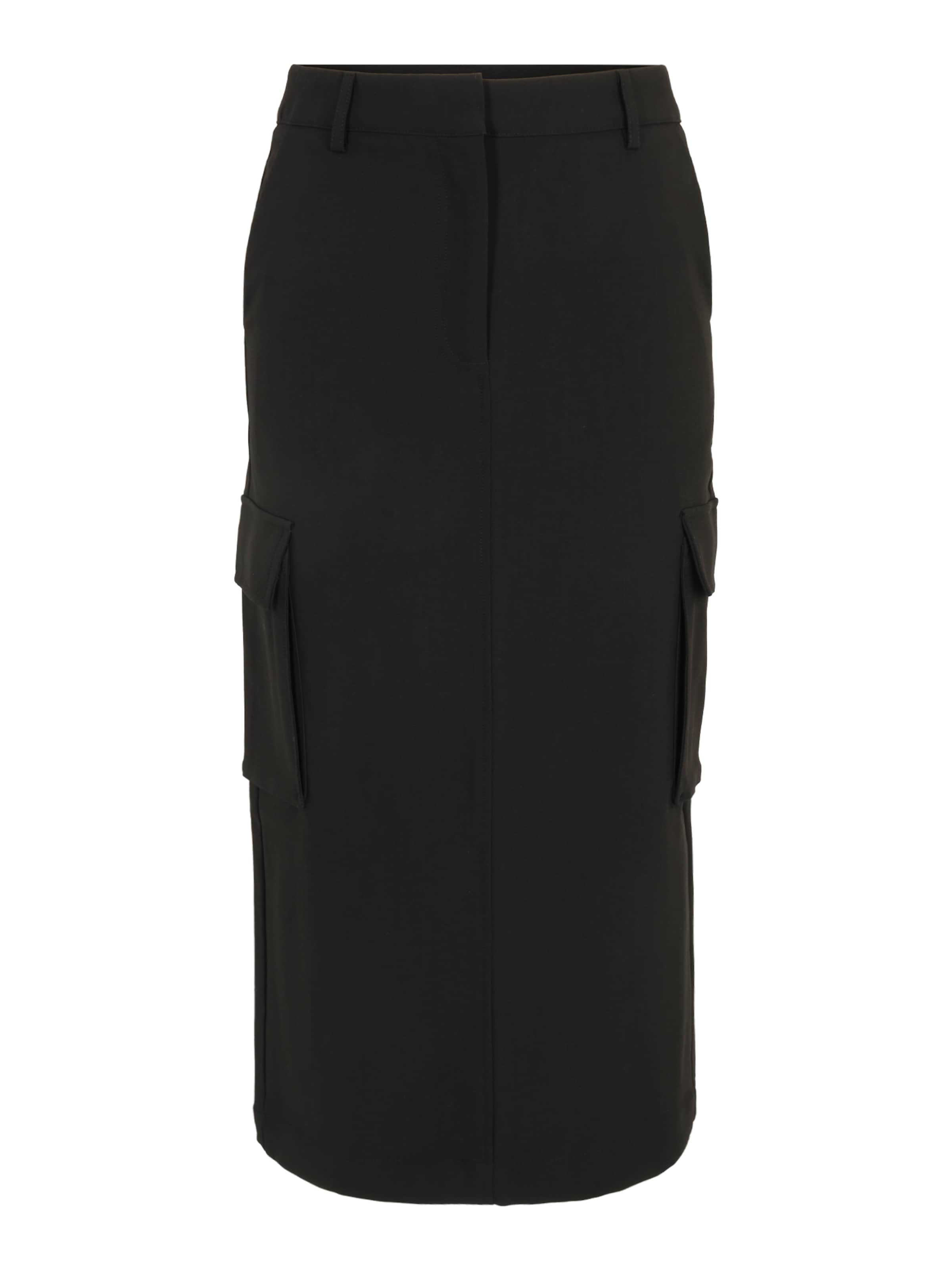 YAS Petite Sukně 'POCKA' – černá: přední strana