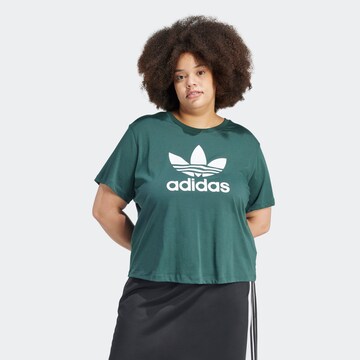ADIDAS ORIGINALS Póló 'Trefoil' - zöld: elől