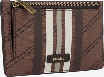 Porte-clés 'Logan' FOSSIL en marron