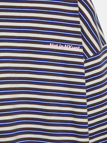 Tricou 'PACIFIC' de la Pull&Bear pe albastru