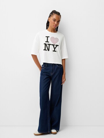 Maglietta di Bershka in bianco