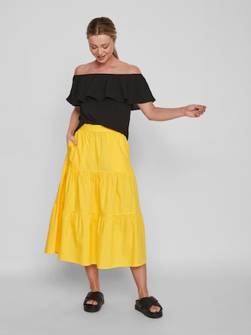 VILA Skirt 'Ria' in Yellow