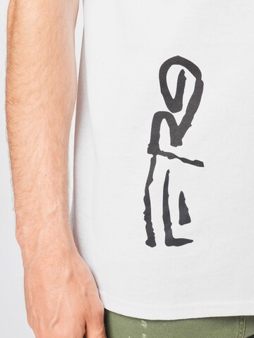T-Shirt 'ASAP FERG WORLDWIDE' Mennace en blanc