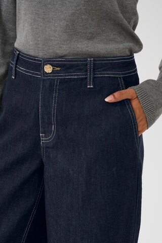 CULTURE Wide leg Jeans in Blauw