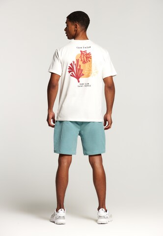 T-Shirt 'D'azur' Shiwi en blanc