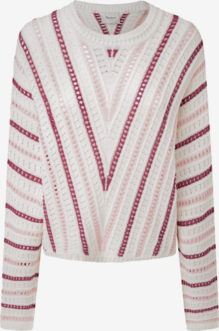 Pepe Jeans - Jersey 'GINNY' en blanco: frente