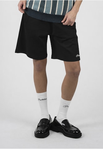 Loosefit Pantalon 'Lazy Riviera' Prohibited en noir