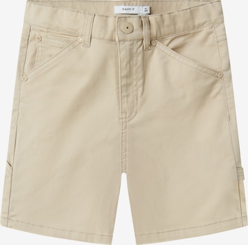 smėlio NAME IT Standartinis Kelnės 'RYAN': priekis