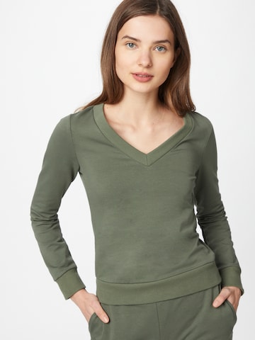 WAL G. Sweatshirt 'BETHAN' in Groen: voorkant