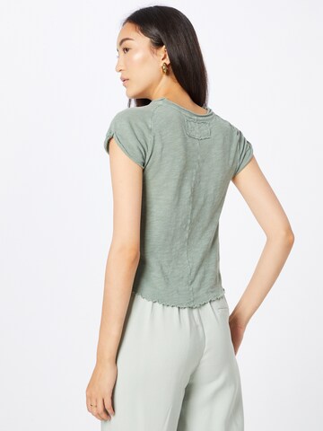 Free People Shirt 'BE MY BABY' in Green