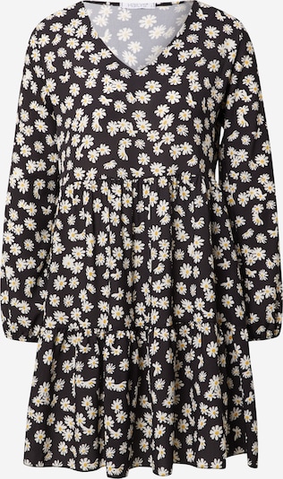 Hailys Robe 'Vita' en jaune / noir / blanc, Vue avec produit