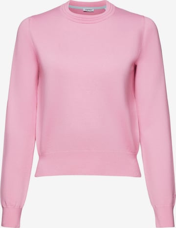 Sweat-shirt ESPRIT en rose : devant