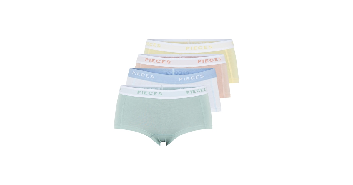 PIECES Boxer PCLOGO Lady Lot de 4 PIECES Boxer PCLOGO Lady Lot de 4