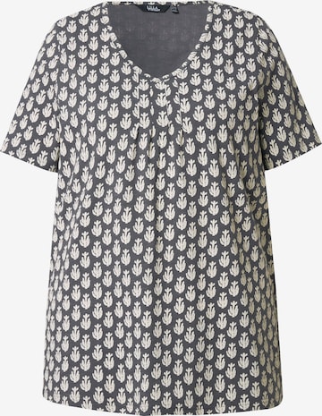 Ulla Popken Shirt in Grau: Vorderseite