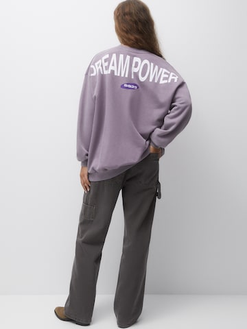 Sweat-shirt Pull&Bear en violet