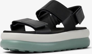 CAMPER Sandal ' Pelotas Flota Up ' in Black: front