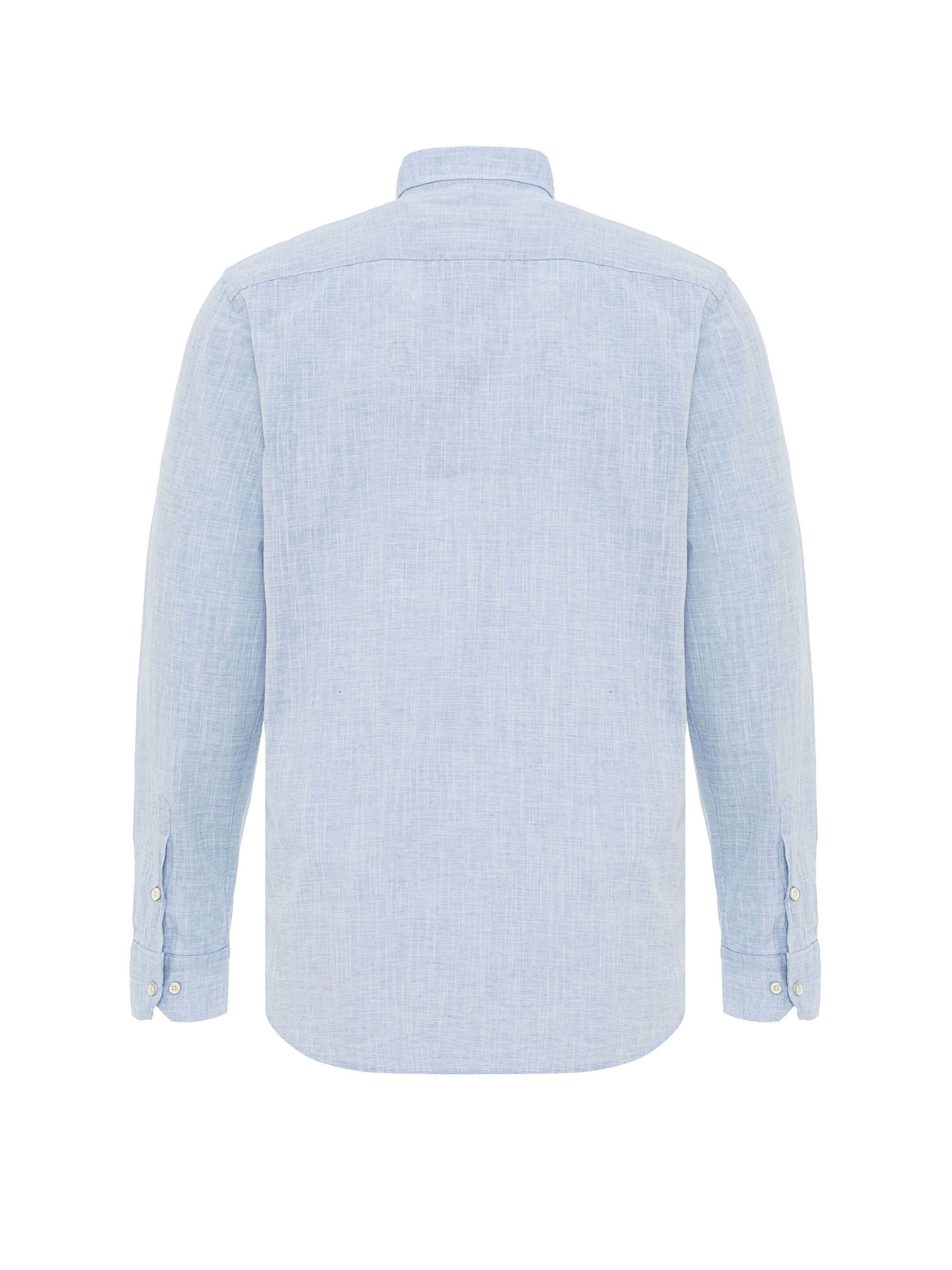 Coupe slim Chemise 'CH199' CIPO & BAXX en bleu