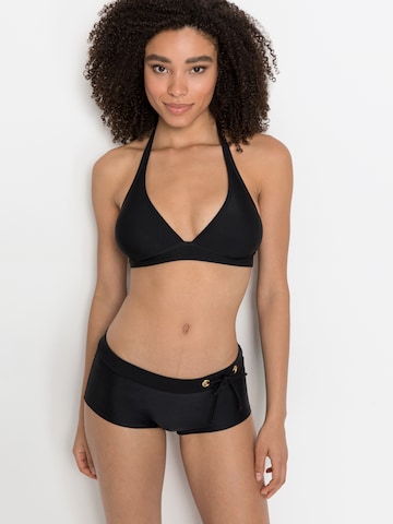 BRUNO BANANI Triangle Bikini in Black: front