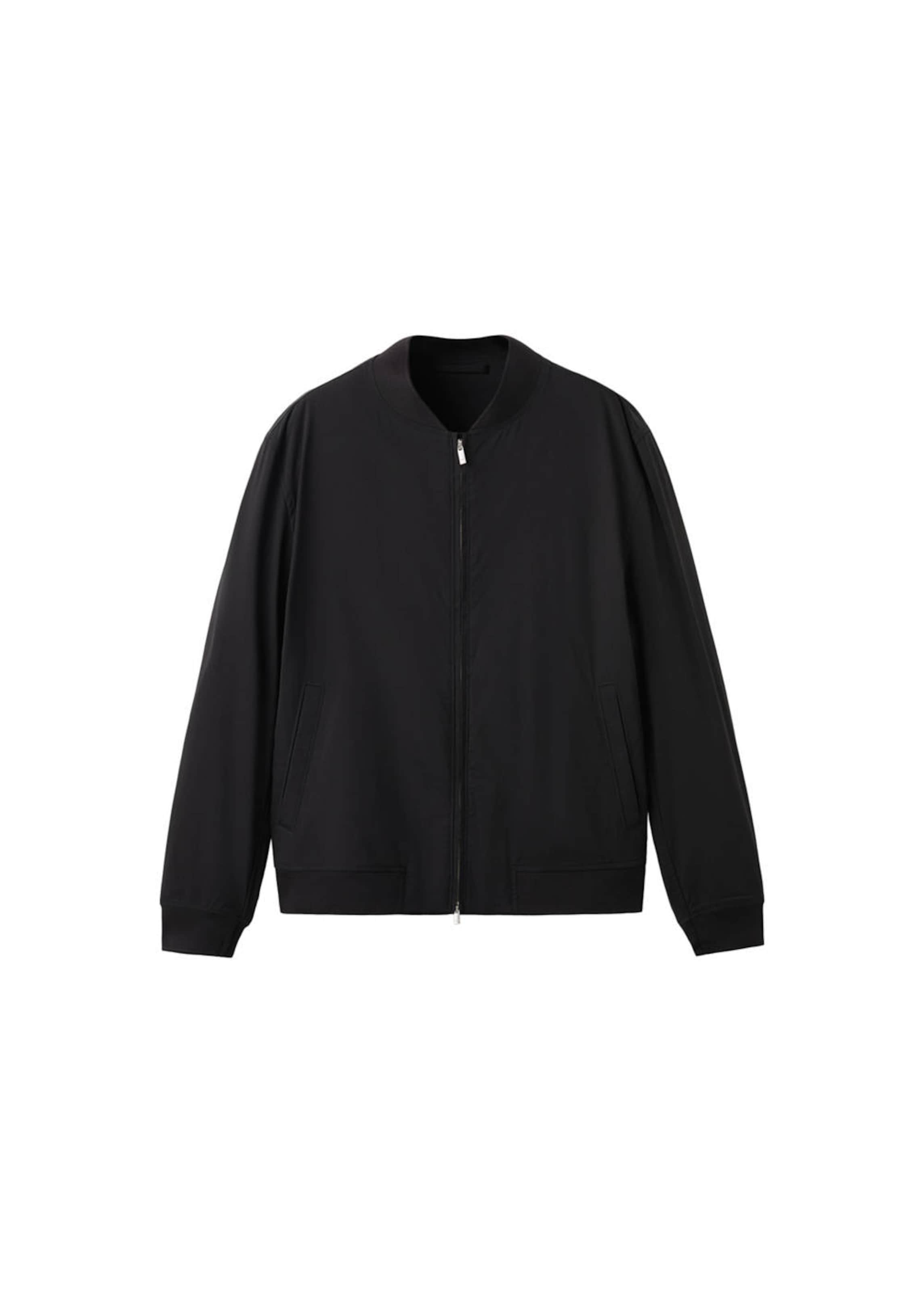 MANGO MAN Between-Season Jacket 'Nasta' in Black: front