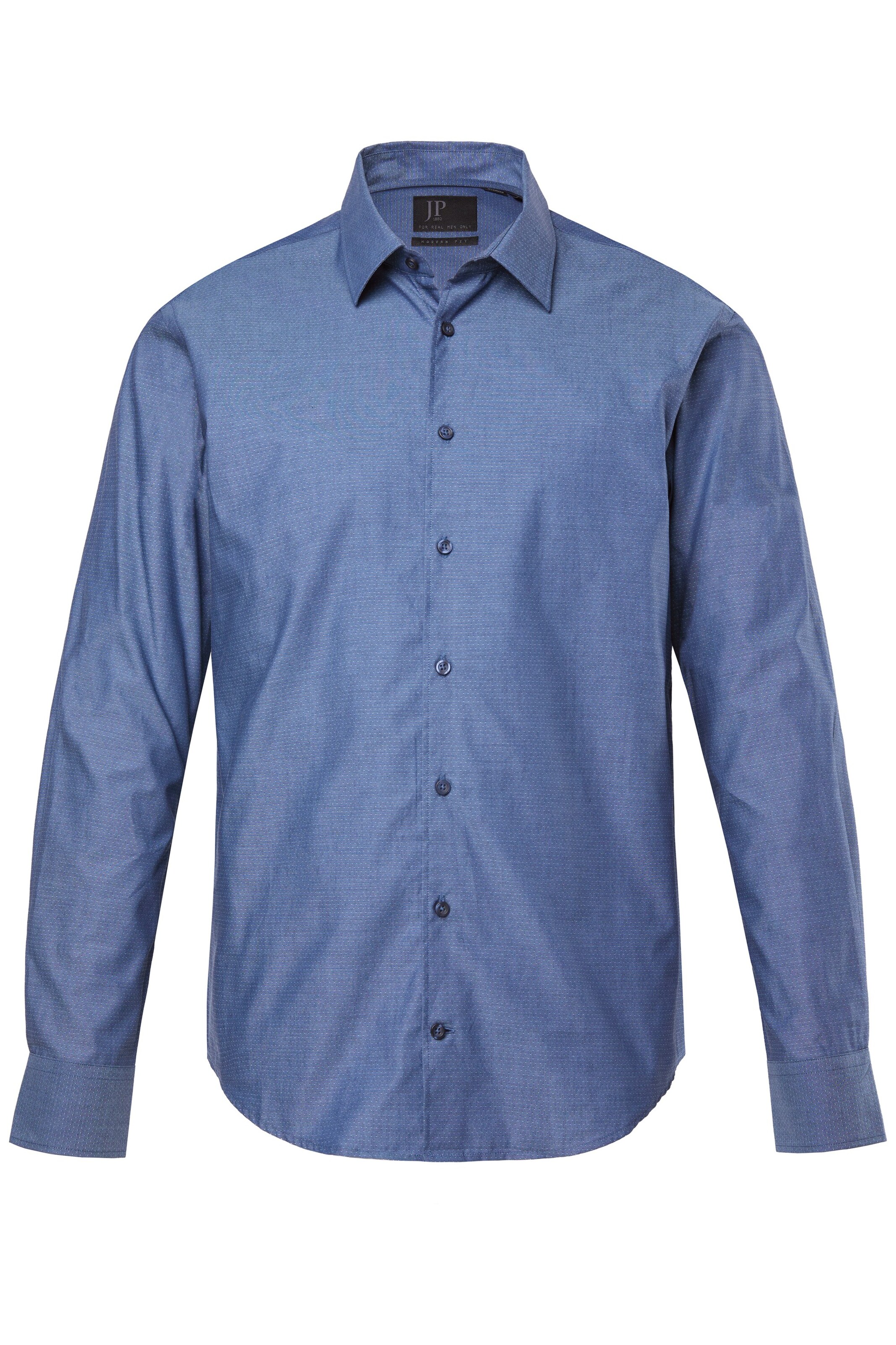 JP1880 Regular Fit Hemd in Blau: Vorderseite