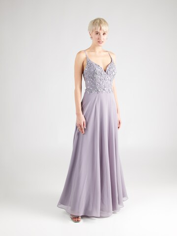 Laona Evening dress in Grey: front