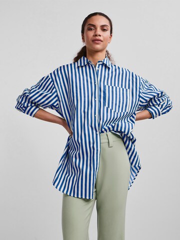 Y.A.S Blouse in Blauw: voorkant