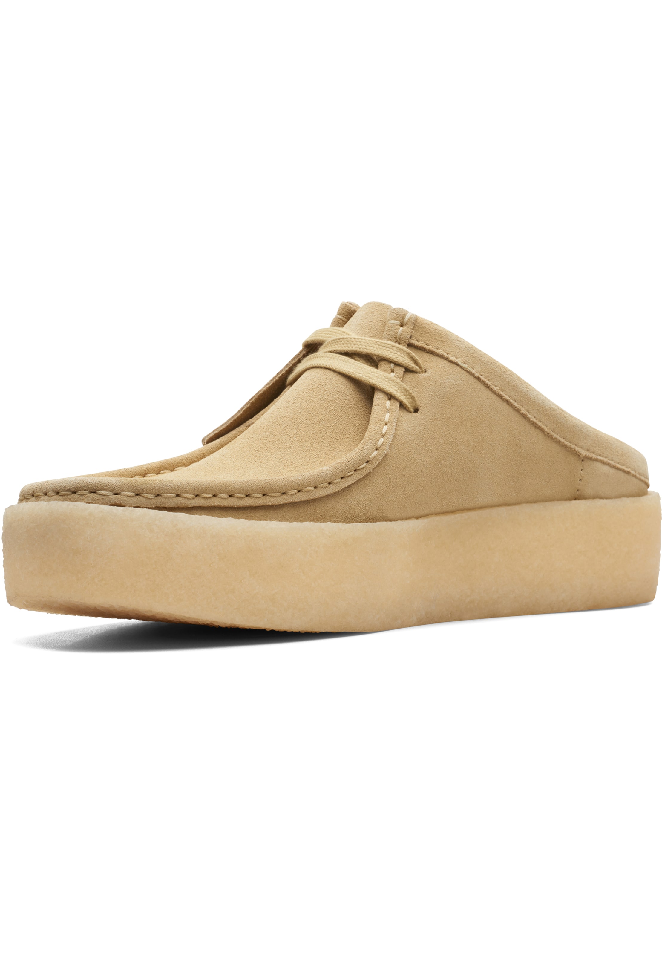 CLARKS Slipper 'Wallabee' in Beige: Vorderseite
