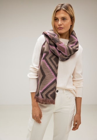 STREET ONE Scarf in Brown: front