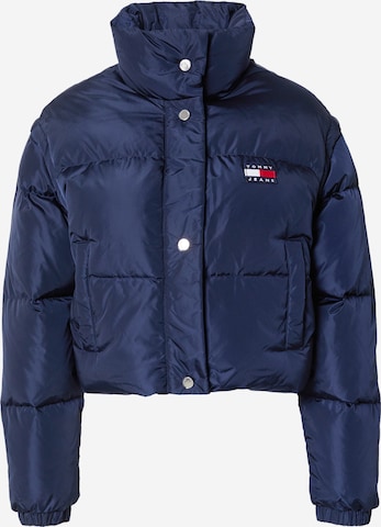 Tommy Jeans Winter Jacket in Blue: front