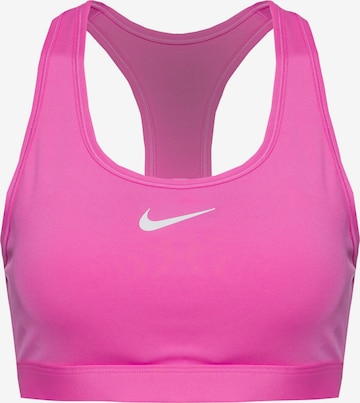 NIKE Bralette Sports Bra 'SWSH MED' in Pink: front