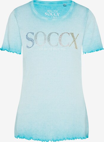 Soccx T-Shirt in Blau: predná strana