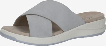 CAPRICE Mules in Grey: front