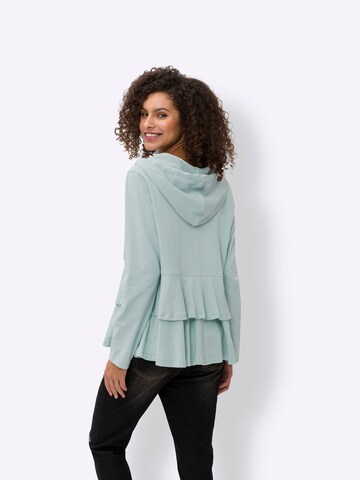 heine Zip-Up Hoodie in Green