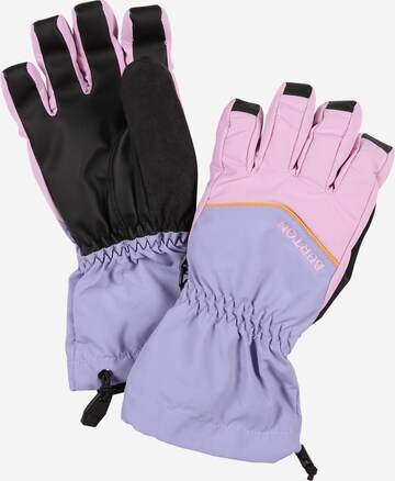 BURTON Athletic Gloves in Purple: front