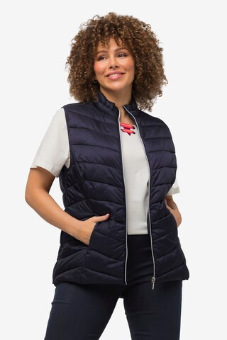 Gilet Ulla Popken en bleu : devant